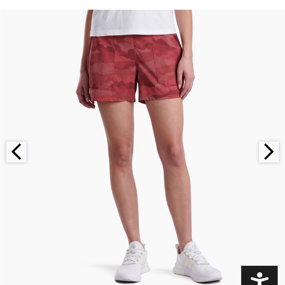 Kuhl Women's Red Camo Athletic Shorts